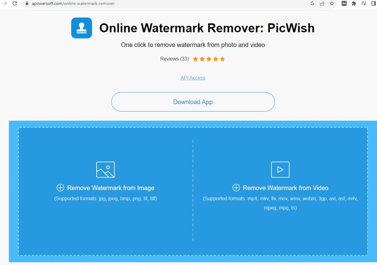 Apowersoft Online Watermark Remover