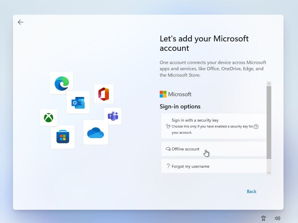Create User Account in Windows 11