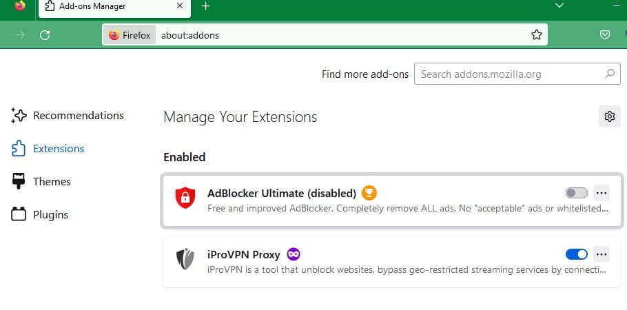 Firefox Extensions