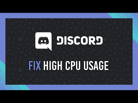 Discord: Fix High CPU Usage | Easy solutions