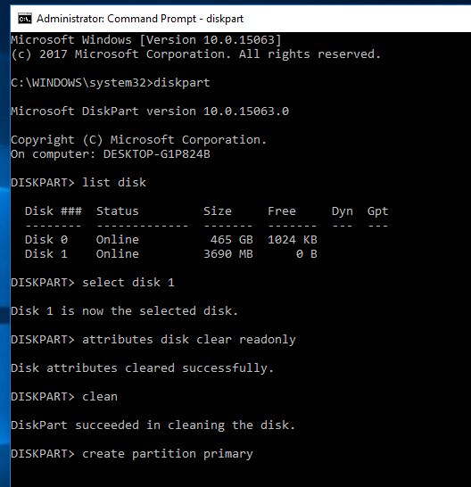 remove write protection from USB