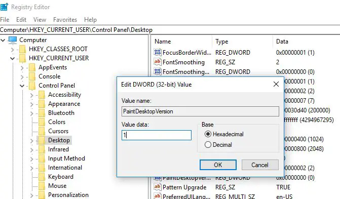 Show windows 10 Build number on Desktop