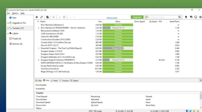 uTorrent Not Downloading Files