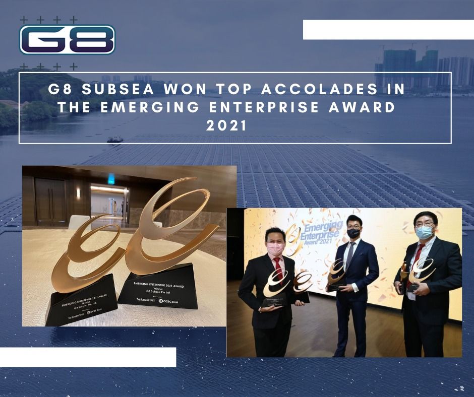 G8 SUBSEA  Win Top Accolade at Emerging Enterprise Award 2021