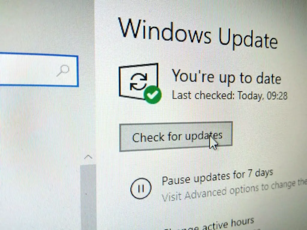 Windows 10 update 